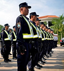 人力護(hù)衛(wèi)保安服務(wù)工作示意圖